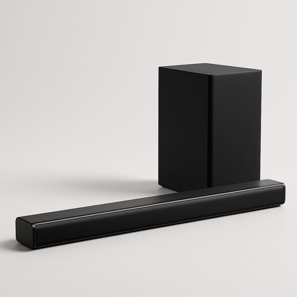 Home theater em caixas separadas — imagem ilustrativa