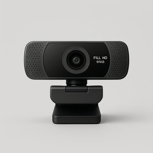 Webcam Full HD 1080p — imagem ilustrativa