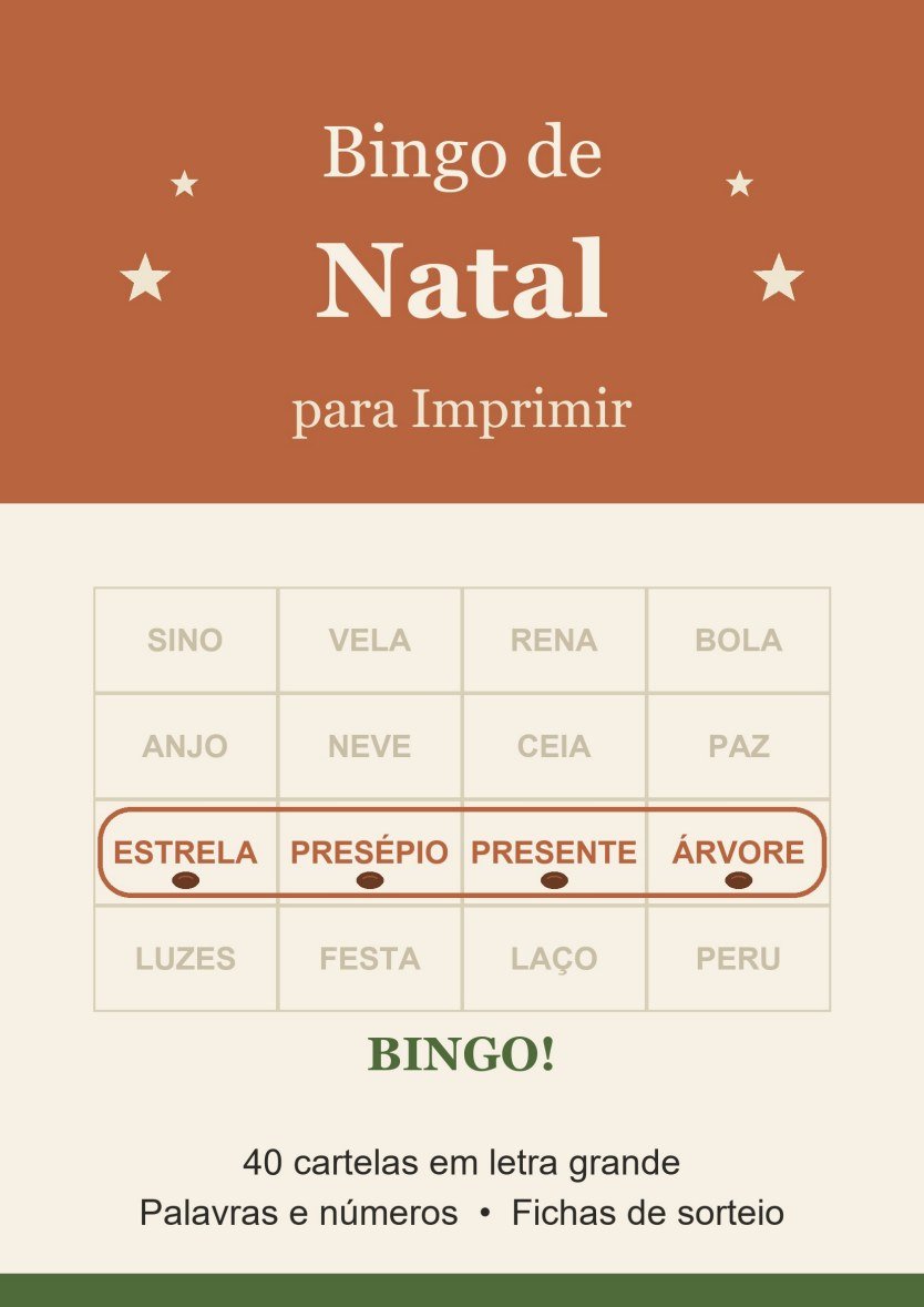 Capa do Bingo de Natal