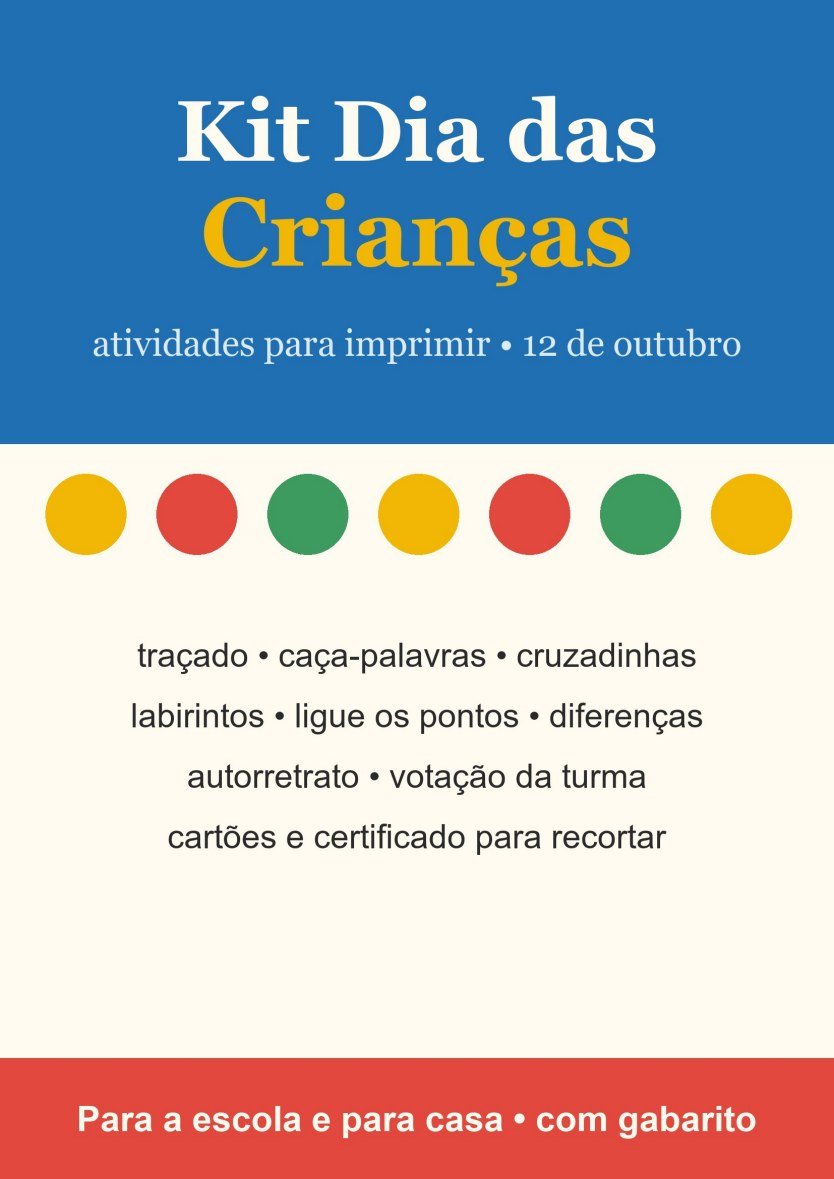 Capa do Kit Dia das Crianças