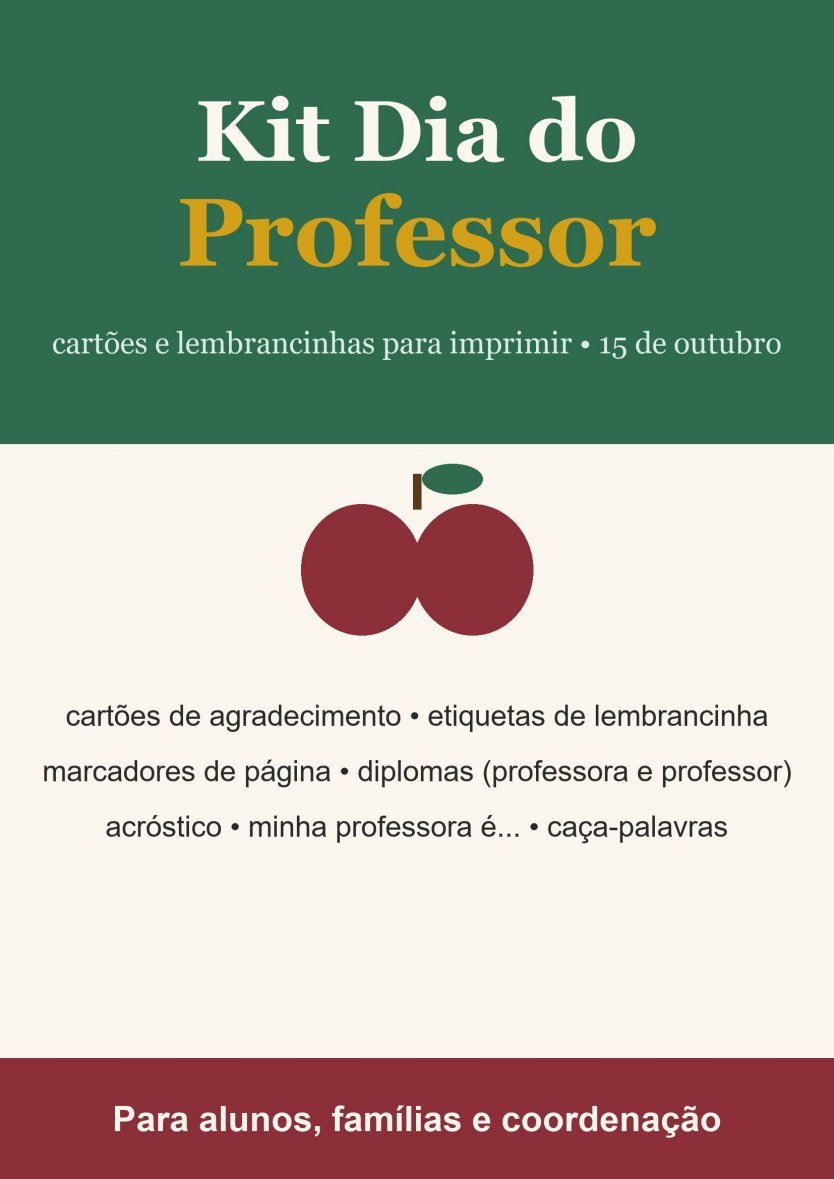 Capa do Kit Dia do Professor