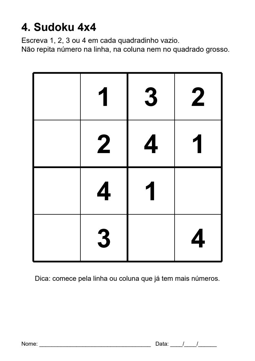 Sudoku 4x4